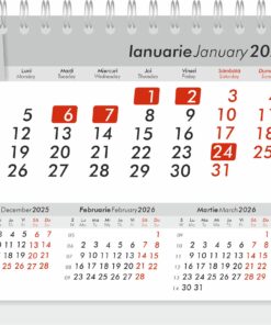 Calendar de birou 2026 (NEPERSONALIZAT)